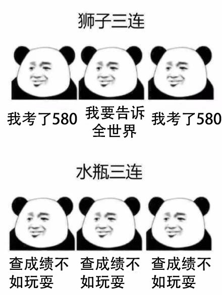 12星座查高考成绩时都啥反应？这组表情包帮你整明白了