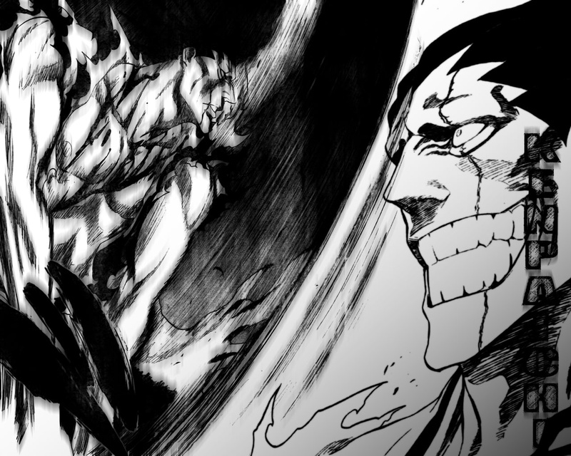 《死神》更木剑八黑白高清壁纸合集