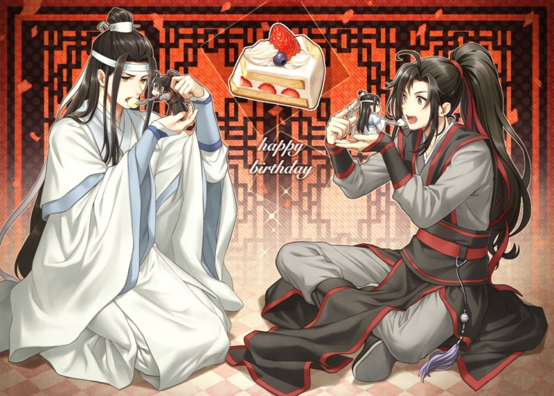 魔道祖师蓝忘机魏无羡1080P高清壁纸来啦