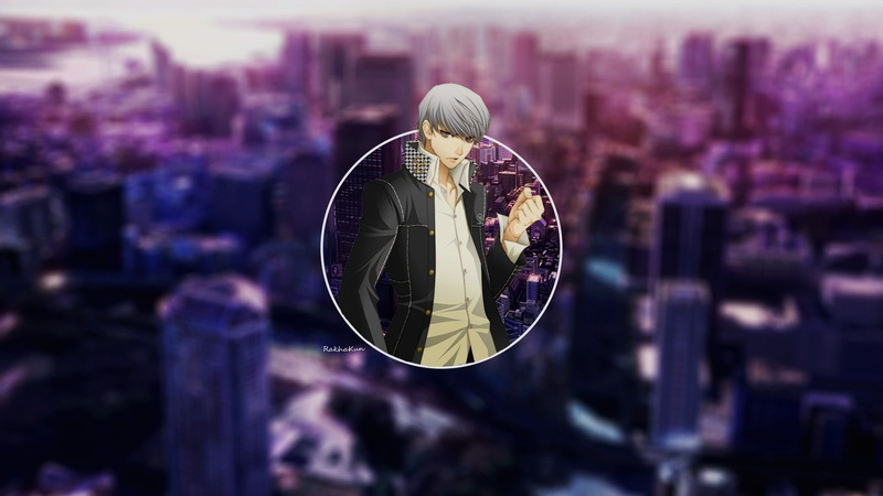 《Persona4主角鸣上悠1080P都市风高清壁纸》