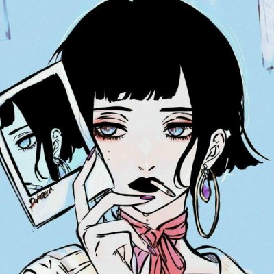 23张高清颓废感动漫女生头像 氛围感拉满