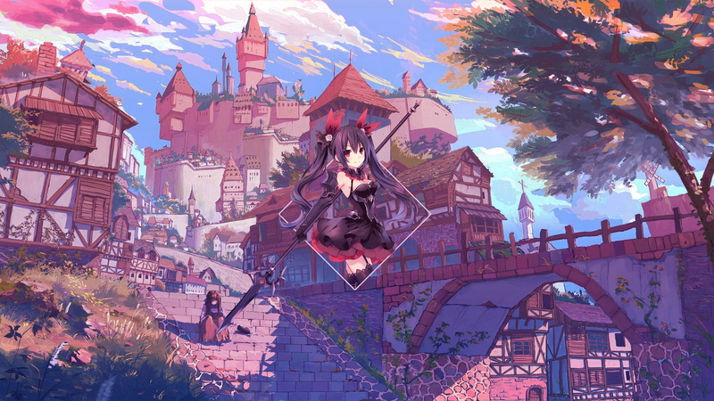 这组壁纸太绝了！画中画动漫少女高清壁纸合集