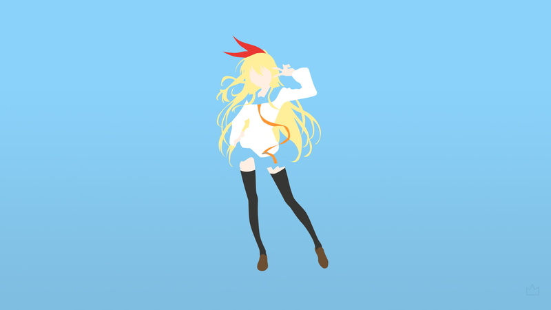 伪恋桐崎千棘壁纸合集！1080P清爽背景动漫少女图