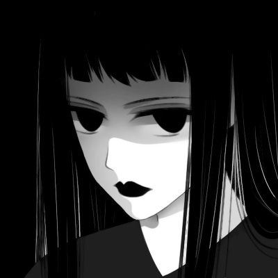 病娇暗黑风动漫女生头像 21张高清素材合集