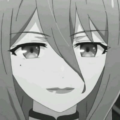 黑白丧系女生动漫头像合集 30张高清QQ头像素材