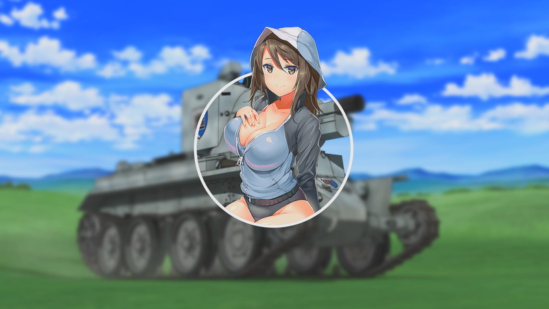 《少女与战车》高清壁纸合集 美嘉安淇艾琪等角色 1080P画中画壁纸