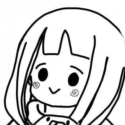 11张可爱女生简笔画头像 高清手绘款直接存