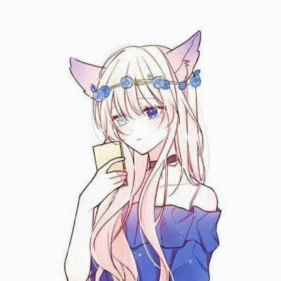 15张高清小清新卡通女生头像 文艺感拉满