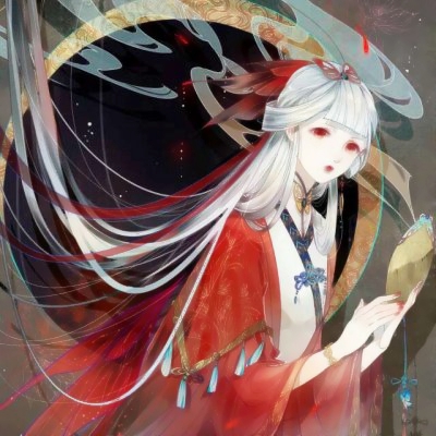 16张高清二次元古风女生动漫头像合集