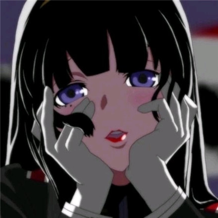 痞感拉满！9张黑暗冷酷坏女孩动漫头像高清合集