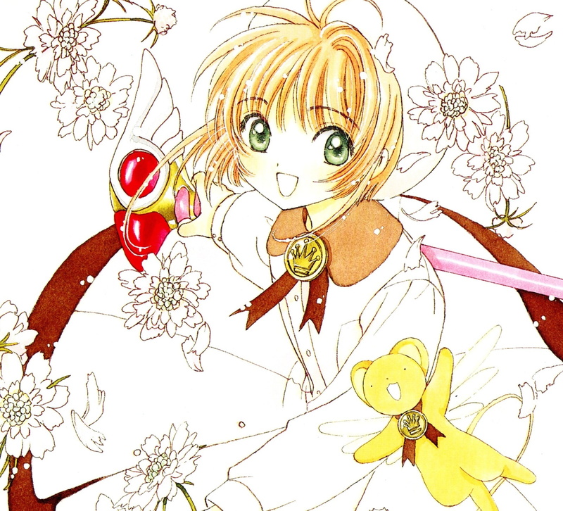 木之本樱与可鲁贝洛斯 魔卡少女樱高清壁纸