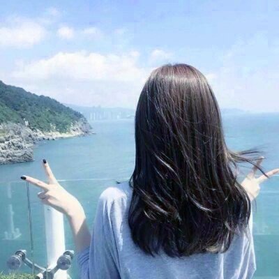 32张高清好看的女生背影侧脸头像合集