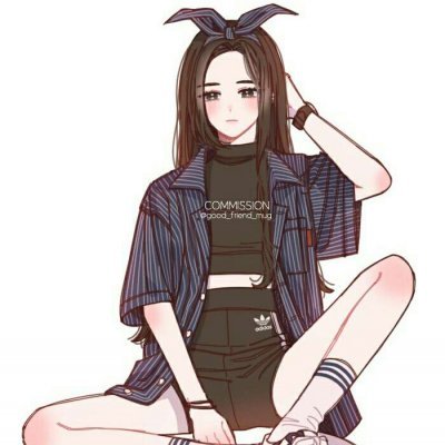 14张高清冷淡风漫画女生头像合集