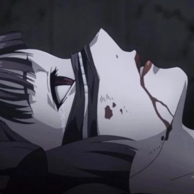 黑白风丧系动漫女生头像合集，11张高清质感图