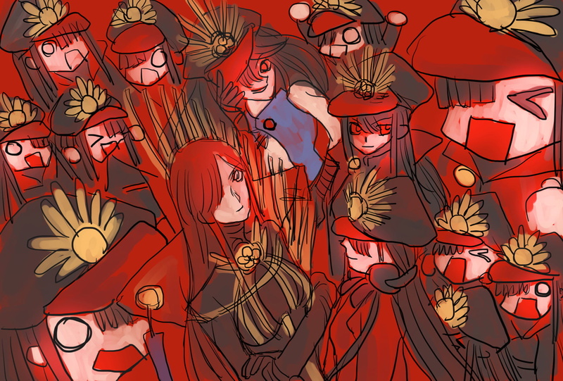 Fate/Grand Order 织田信长高清手机壁纸 红发少女二次元头像