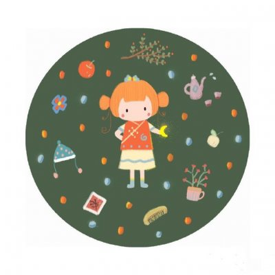 9张可爱小清新女生卡通头像 高清好看直接存