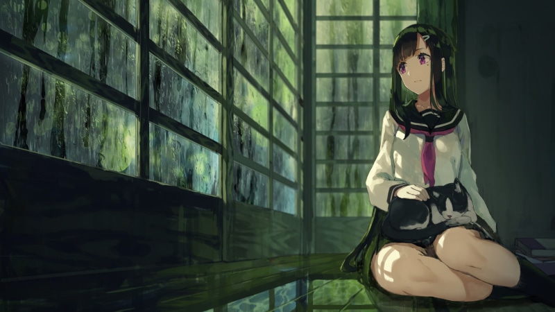 一组超绝室内少女写真壁纸