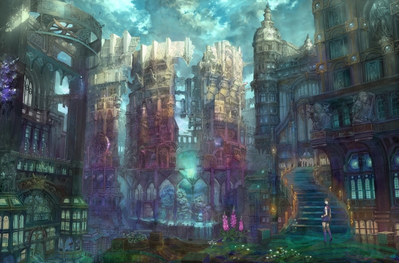 日式幻想都市动漫壁纸合集