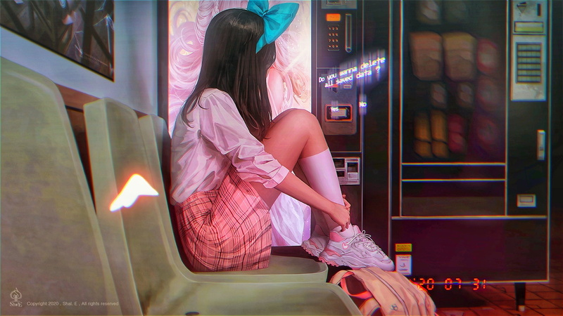 JK少女动漫壁纸合集 高清1080P壁纸