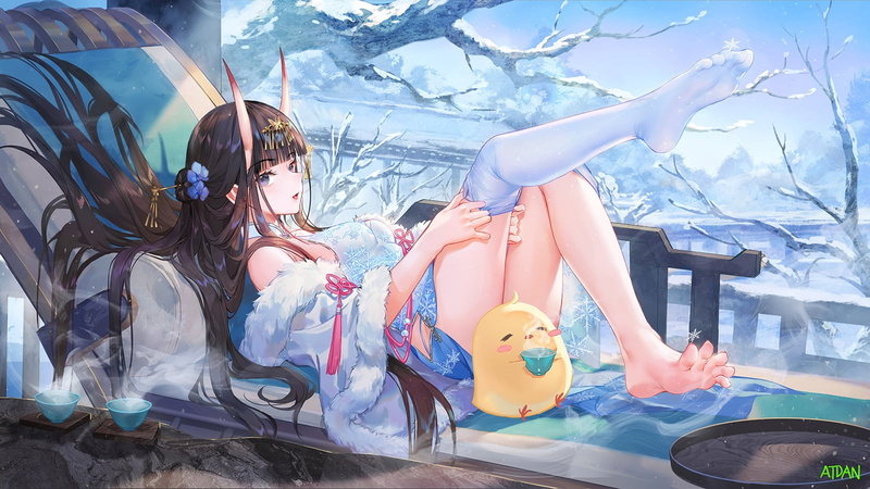 这张壁纸是碧蓝航线能代的高清美图