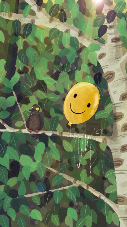 超治愈！这组清新绿色壁纸戳中了我的心巴