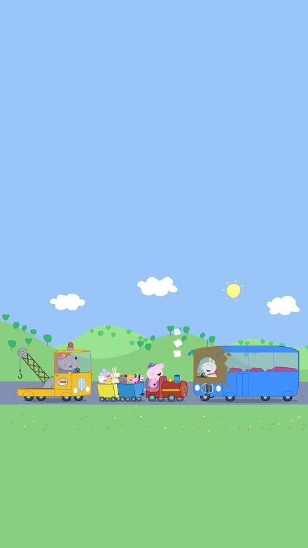 一组可爱的小猪佩奇壁纸合集