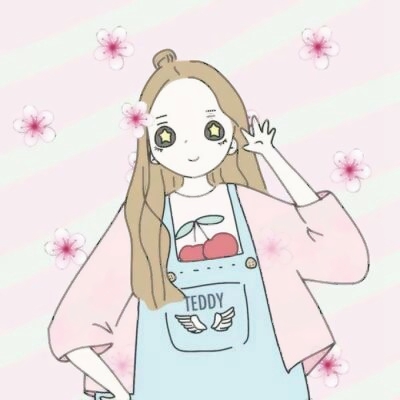 24张高清卡通动漫女生闺蜜头像 双人款太好看了