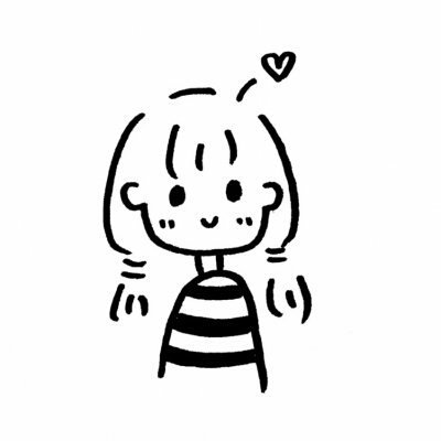 28张超可爱小女孩简笔画头像 高清卡通女生头像合集