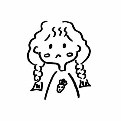 28张超可爱小女孩简笔画头像 高清卡通女生头像合集