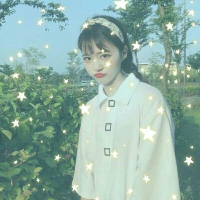 星星女生头像合集！34张高清唯美的星星系女头像分享