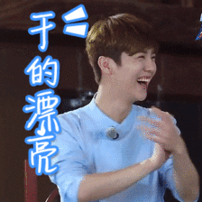 鹿晗专属聊天表情包来啦