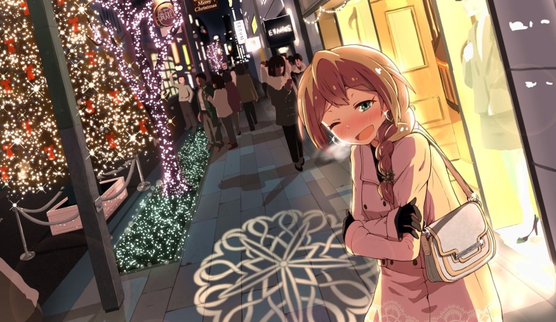 绝美动漫壁纸合集 长发少女圣诞氛围感拉满