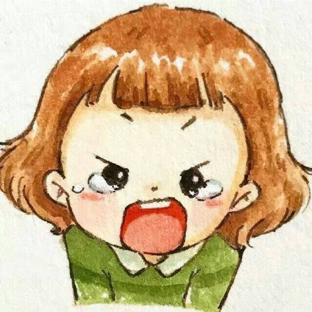 软乎乎的水彩少女头像合集