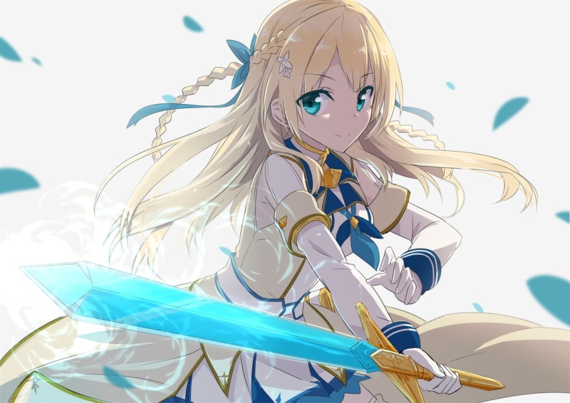 银发金眸少女的奇幻次元壁纸合集