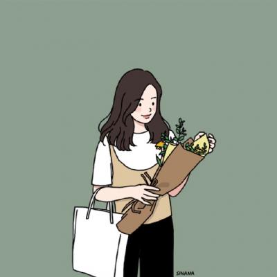 21张可爱好看的女生卡通头像 高清简约款合集