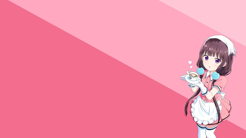 动漫《调教咖啡厅》少女肖像壁纸合集