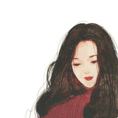30款不同风格手绘女生插画头像 微信头像专属素材合集