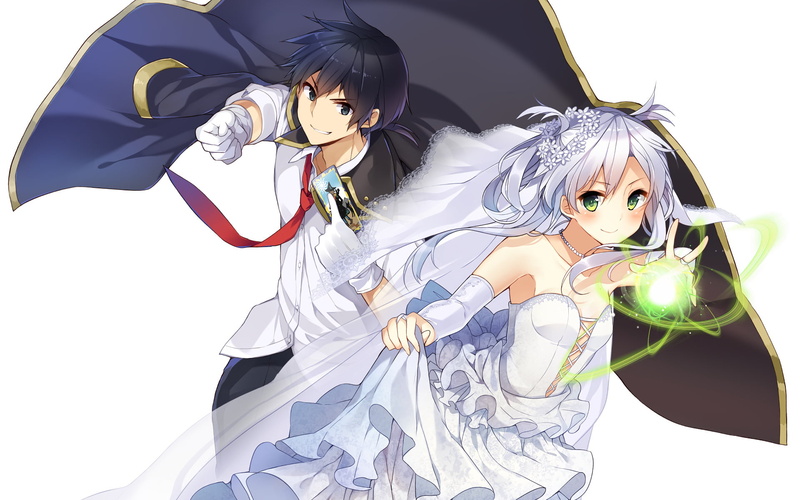 《不正经的魔术讲师与禁忌教典》高清壁纸 两位少女的半身肖像合集