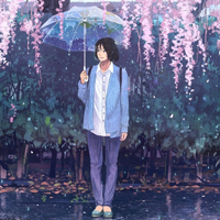 女生失恋淋雨头像 23张伤感氛围感头像合集