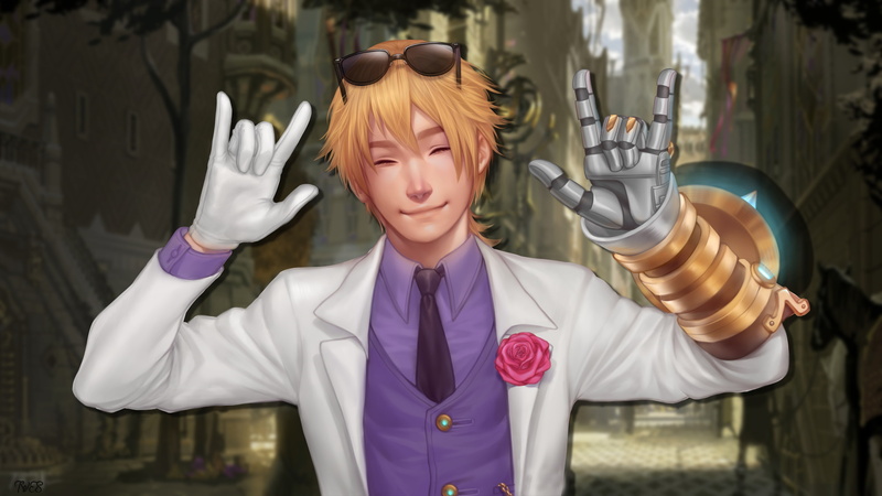 伊泽瑞尔壁纸分享！皮尔特沃夫召唤师峡谷的帅气男角色壁纸