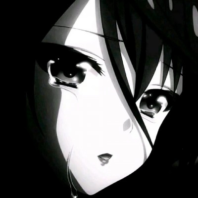 丧系黑暗风动漫女生头像 今天也是提不起劲的一天