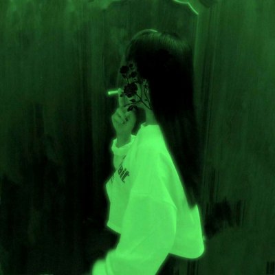 霸气又带感！15张高清不露脸绿色系女生QQ头像