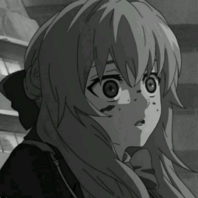 黑白丧系女生动漫头像合集 30张高清QQ头像素材