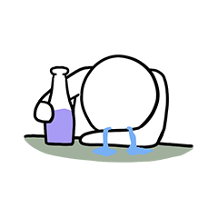 喝酒emo必备！饮酒痛哭表情包合集