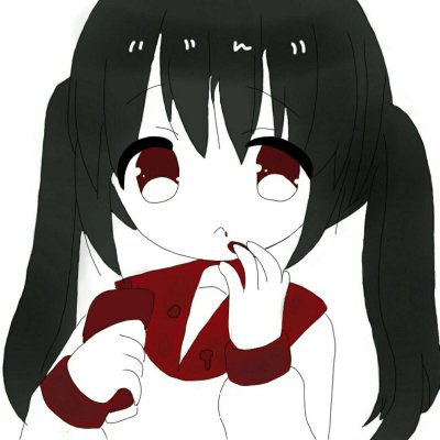 红黑配色二次元黑化女生头像合集 18张高清动漫头像素材