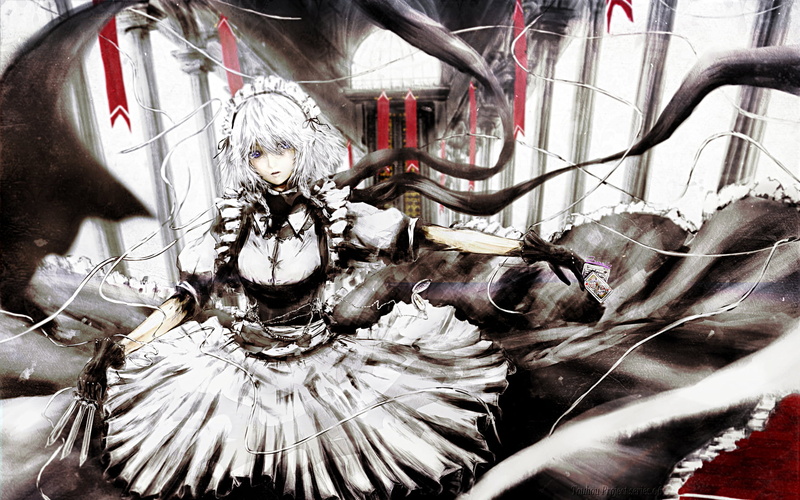 十六夜咲夜绝美壁纸分享