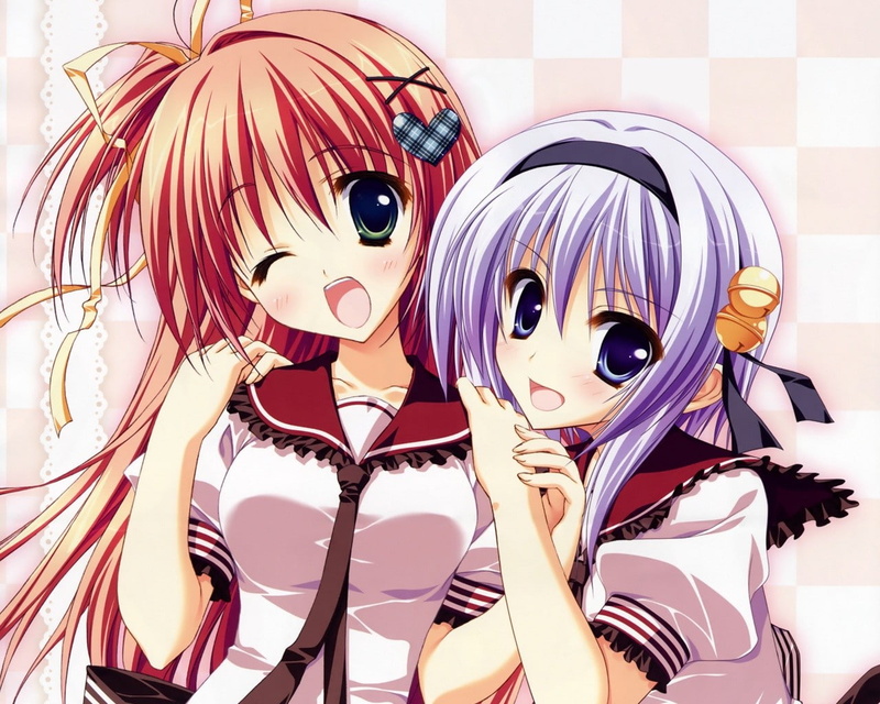 超绝二次元动漫少女头像壁纸大赏