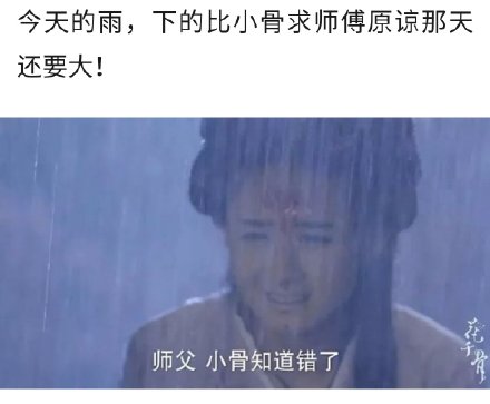 今天这雨下得也太大了！