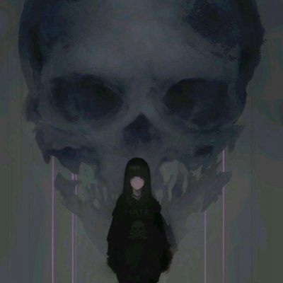 21张女生嗜血暗黑动漫头像 高冷颓废暗黑系高清图