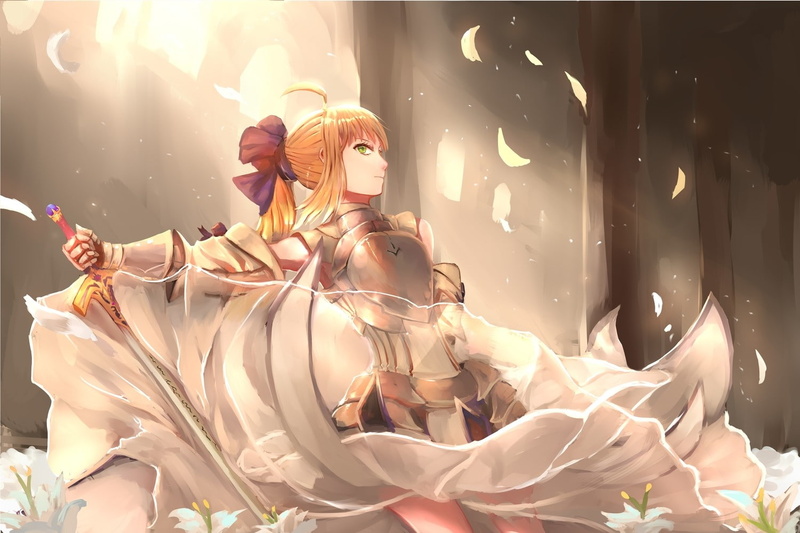 《Fate系列壁纸合集！拔剑少女阿尔托莉雅·潘德拉贡高清美图》